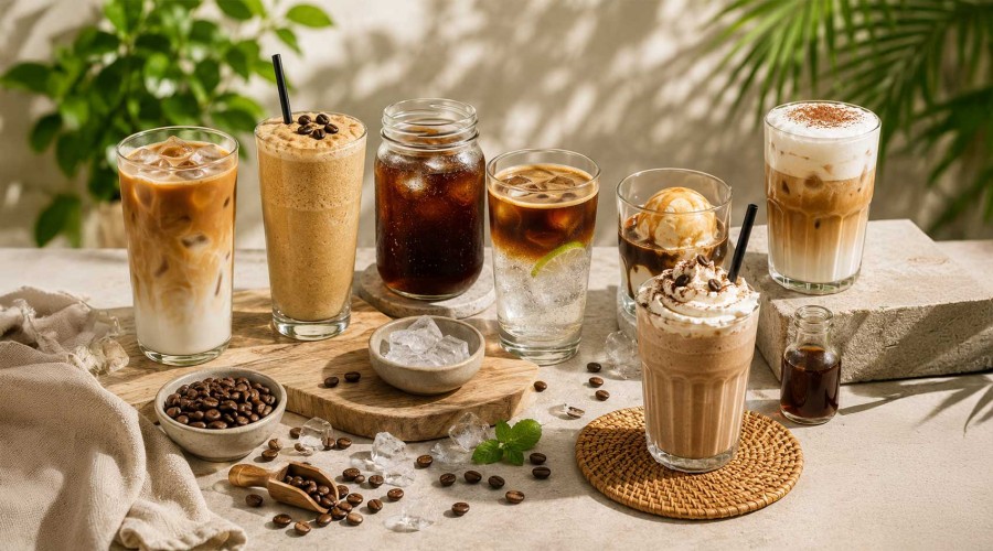 Cafeaua vara: 7 băuturi reci pe care le poți face acasă